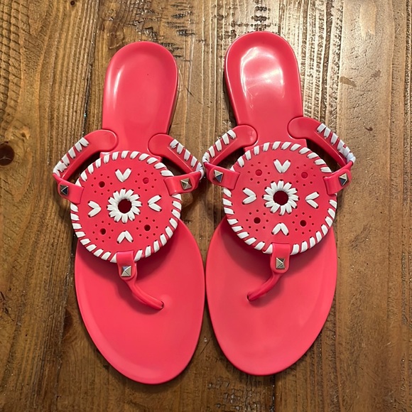 Jack Rogers Shoes - Jack Rogers‎ Pink Jellies